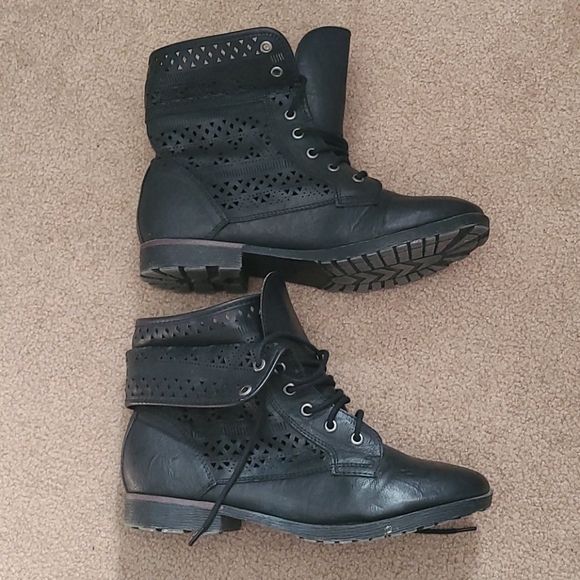 Ladies leather short boots - Picture 5 of 6